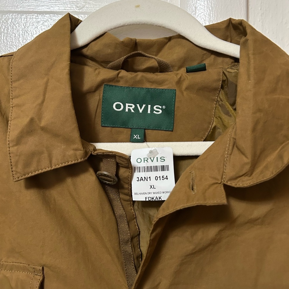 Orvis Belhaven Dry Waxed Worker Jacket NWT - Picture 2 of 5